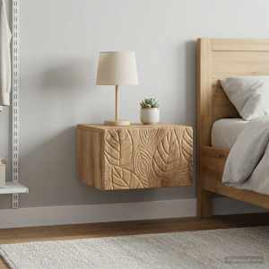 Stenska stranska miza 2 kos Artisan hrast 34,5 x 33 x 20 cm