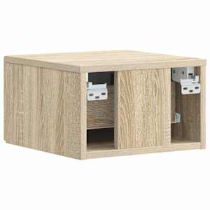 Nástěnný noční stolek 2 pcs Dub sonoma 49 x 34,5 x 20 cm - obrázek 6