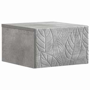 vidaXL Seinale kinnitatav &ouml;&ouml;tis Betoonhall 49 x 34,5 x 20 cm Tehispuit