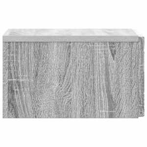 Nástěnný noční stolek 2 pcs Šedý Sonoma 49 x 34,5 x 20 cm - obrázek 5
