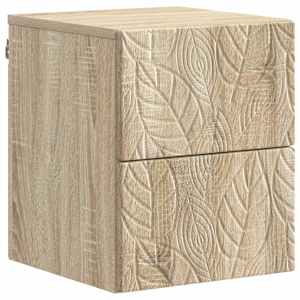 Stenski nočni omarici Sonoma hrast 34,5 x 33 x 40 cm