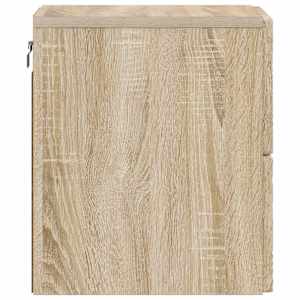 Nástěnný noční stolek 2 pcs Dub sonoma 34,5 x 33 x 40 cm - obrázek 5