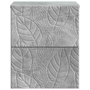 Nástěnný noční stolek 2 pcs Betonově šedá 34,5 x 33 x 40 cm - obrázek 4