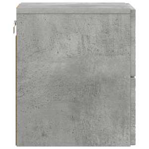 Nástěnný noční stolek 2 pcs Betonově šedá 34,5 x 33 x 40 cm - obrázek 5