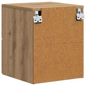 Nástěnný noční stolek 2 pcs Dub artisan 34,5 x 33 x 40 cm - obrázek 6