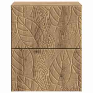 Nástěnný noční stolek 2 pcs Dub artisan 34,5 x 33 x 40 cm - obrázek 4
