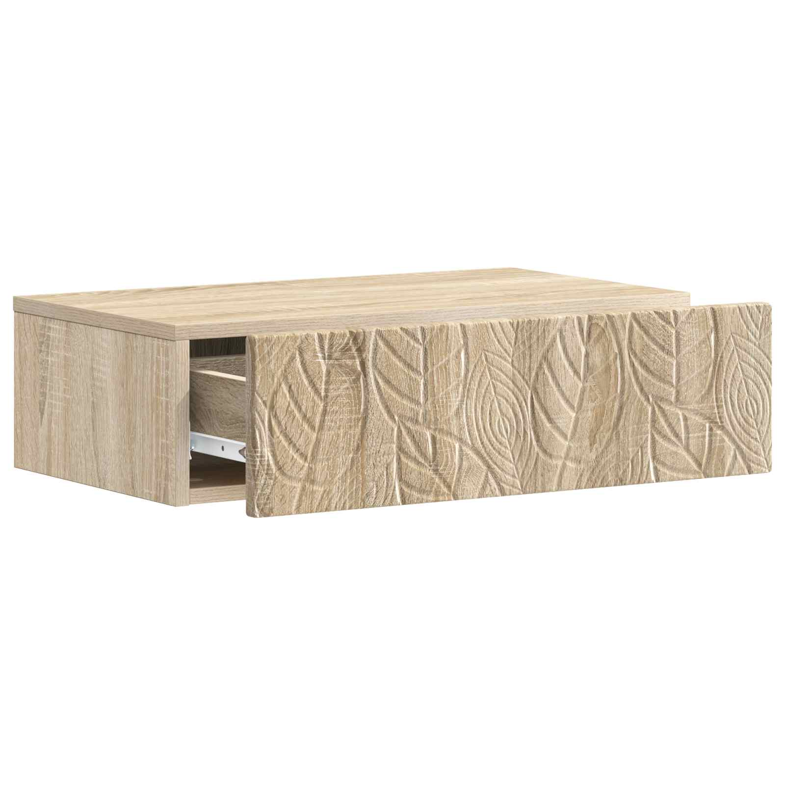 Stenska stranska miza Sonoma hrast 59 x 34,5 x 17 cm - slika 2