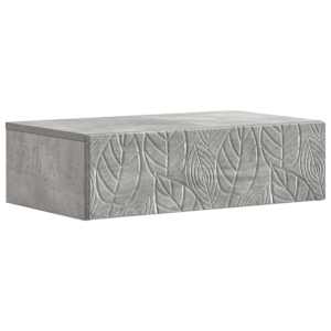 Stenska stranska miza Betonsko siva 59 x 34,5 x 17 cm