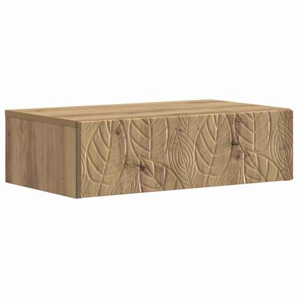 vidaXL Seinale kinnitatav k&uuml;lglaud 59 x 34,5 x 17 cm Tehispuit