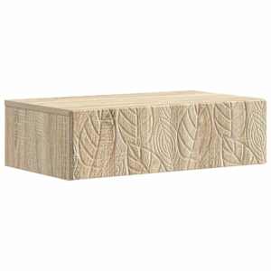 Stenska stranska miza Sonoma hrast 87,5 x 34,5 x 17 cm