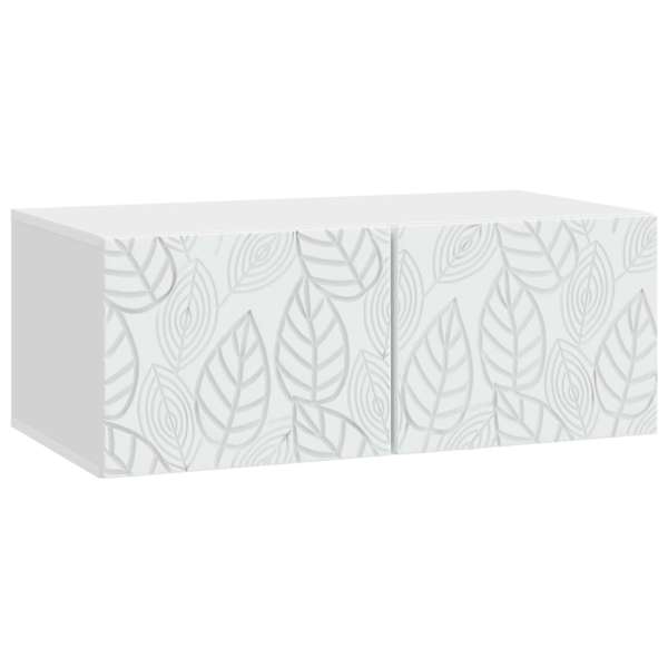 vidaXL Rippuv TV kapp 59,5 x 41 x 30 cm Valge Tehispuit