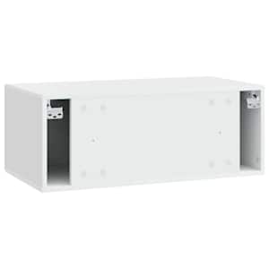 Nástěnná TV skříň 78,5 x 41 x 30 cm Bílá Kompozitní dřevo - obrázek 5