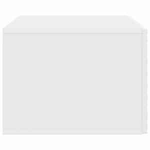 Nástěnná TV skříň 78,5 x 41 x 30 cm Bílá Kompozitní dřevo - obrázek 4