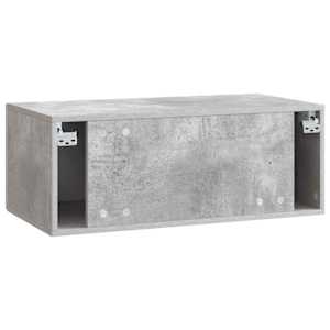 Nástěnná TV skříň 78,5 x 41 x 30 cm Betonově šedá - obrázek 5