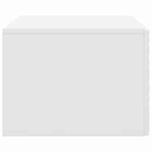 Nástěnná TV skříň 78,5 x 41 x 30 cm Bílá s vysokým leskem - obrázek 4