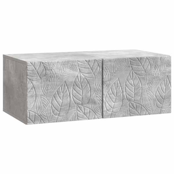 vidaXL Rippuv TV kapp 98 x 41 x 30 cm Betoonhall Tehispuit