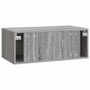 Nástěnná TV skříň 98 x 41 x 30 cm Šedý Sonoma Kompozitní dřevo - obrázek 5