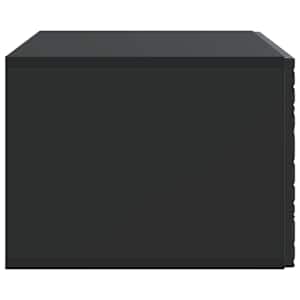 Nástěnná TV skříň 59,5 x 31 cm Černá Kompozitní dřevo Nástěnný - obrázek 4