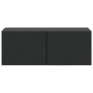 Nástěnná TV skříň 78,5 x 31 cm Černá Kompozitní dřevo Nástěnný - obrázek 3