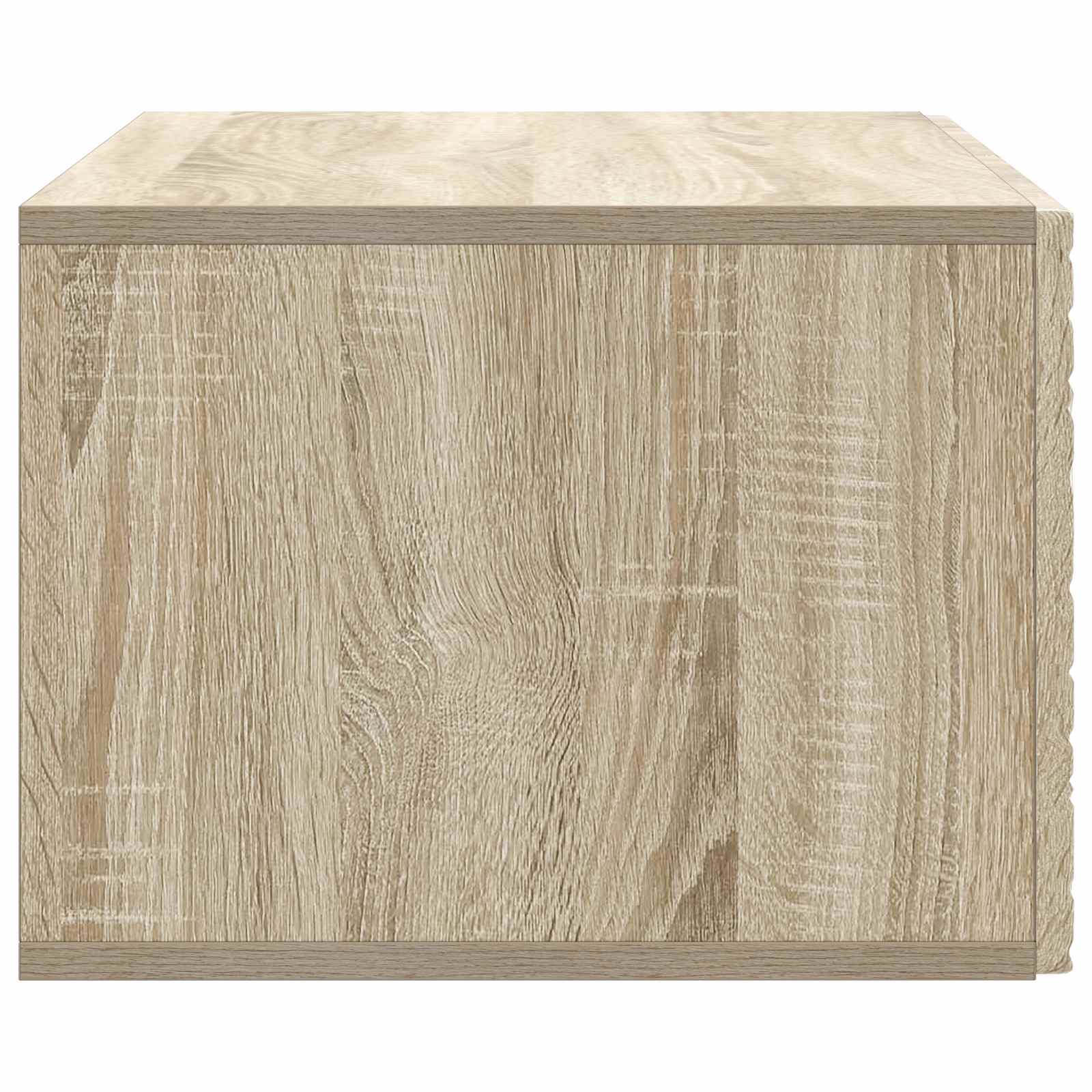 Seinälle asennettava TV-kaappi 98 x 31 cm Sonoma-tammi - Image 4