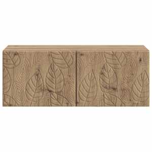 Nástěnná TV skříň 98 x 31 cm Dub artisan Kompozitní dřevo - obrázek 3