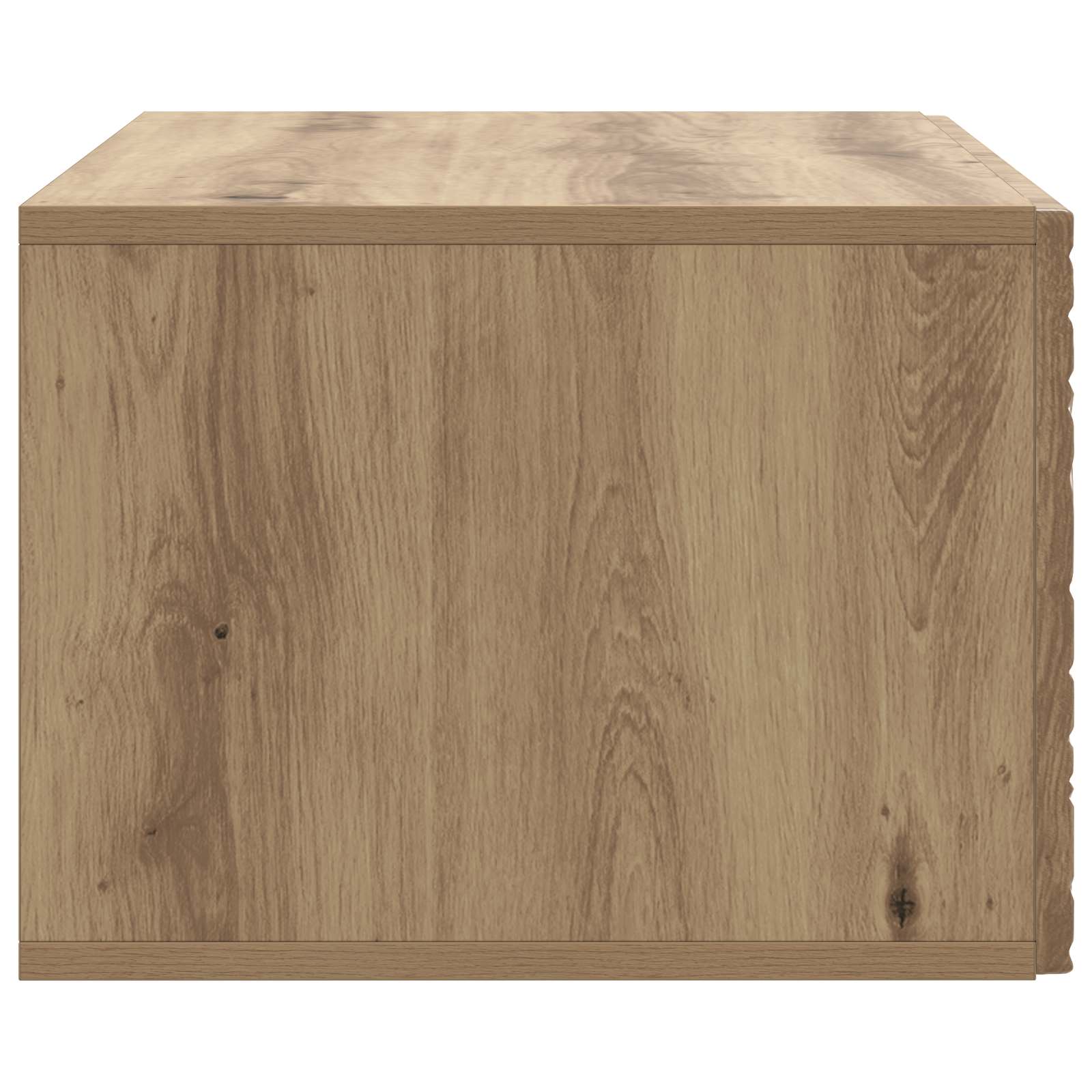 Seinälle asennettava TV-kaappi 98 x 31 cm Artisaanitammi - Image 4