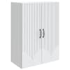 vidaXL Seinale kinnitatav kapp Valge 66 x 34,5 x 90 cm Tehispuit