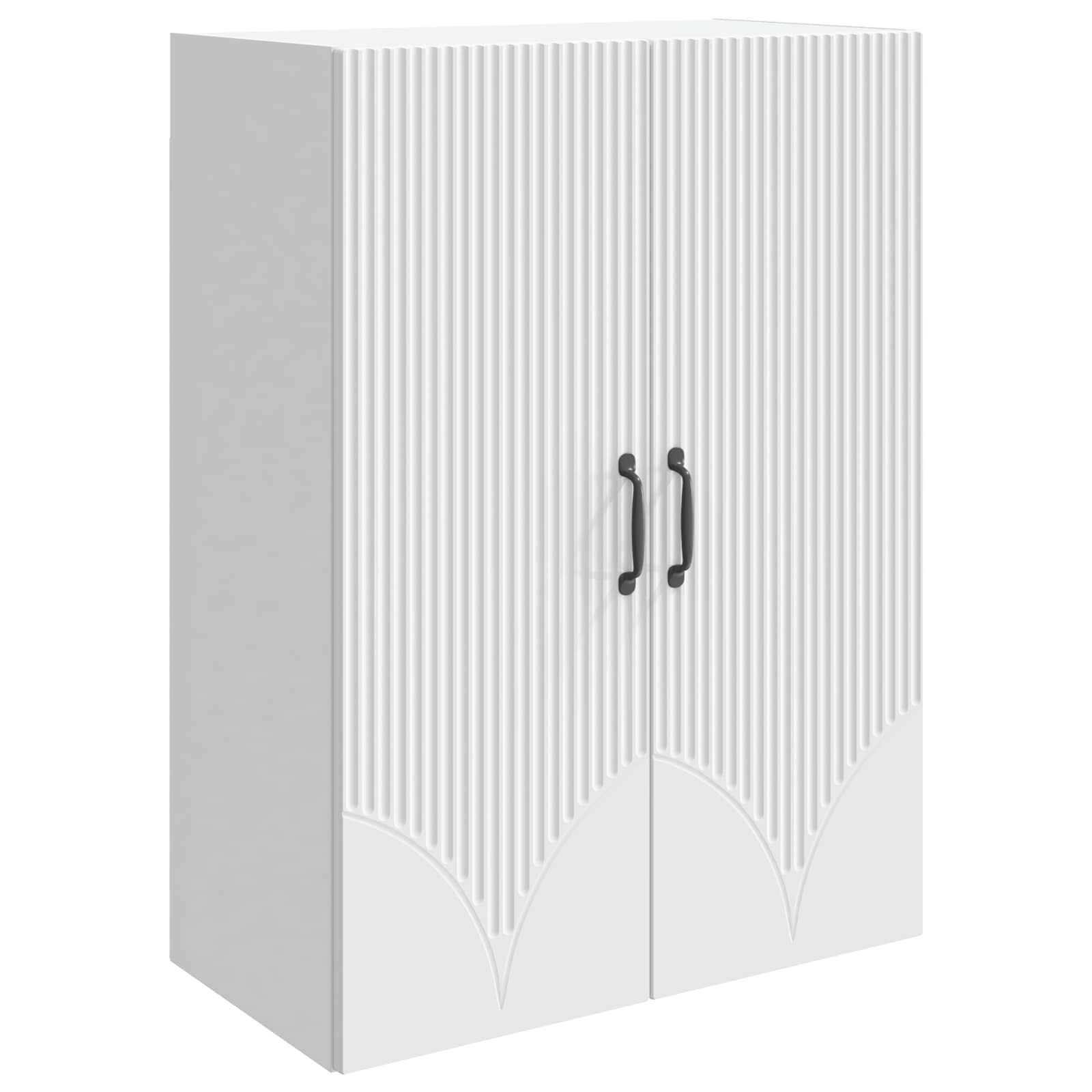 vidaXL Dulap montat pe perete Alb 66 x 34,5 x 90 cm Lemn prelucrat