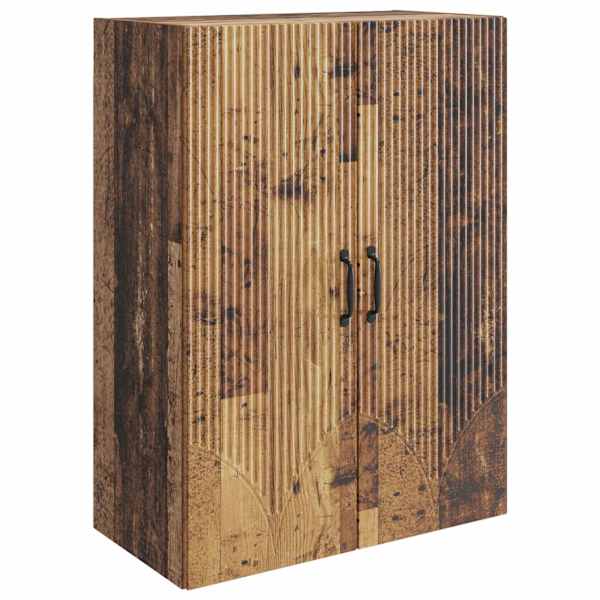 vidaXL Seinale kinnitatav kapp 66 x 34,5 x 90 cm Tehispuit Vana puit