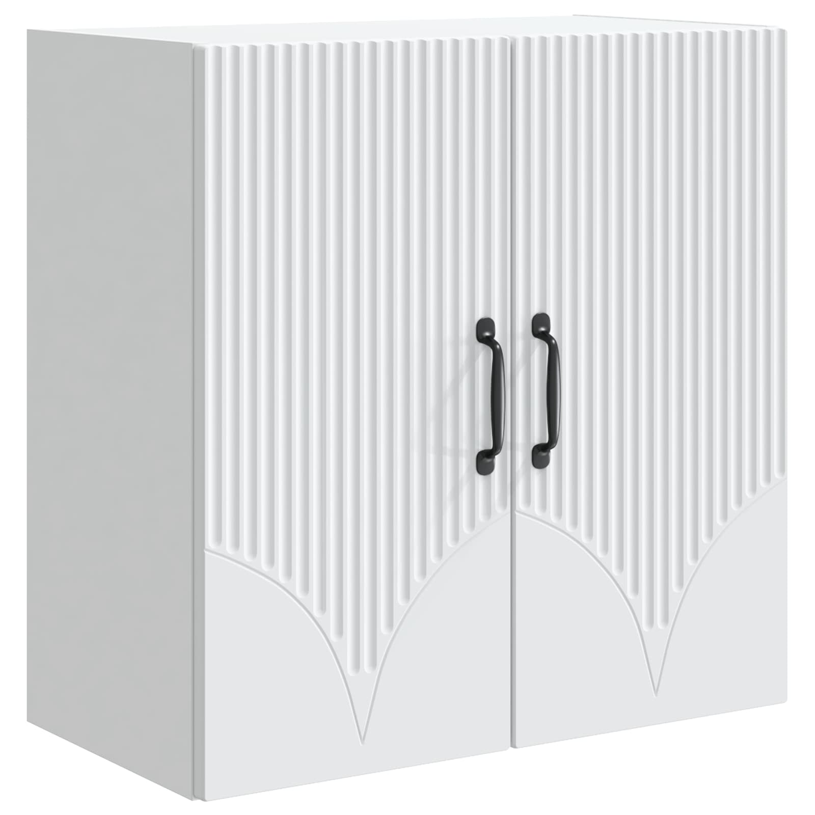 vidaXL Dulap montat pe perete Alb 59 x 31 x 60 cm Lemn prelucrat