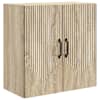 vidaXL Seinale kinnitatav kapp 59 x 31 x 60 cm Tehispuit Sonoma tamm