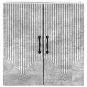 Nástěnná skříň Betonově šedá 59 x 31 x 60 cm Kompozitní dřevo - obrázek 3