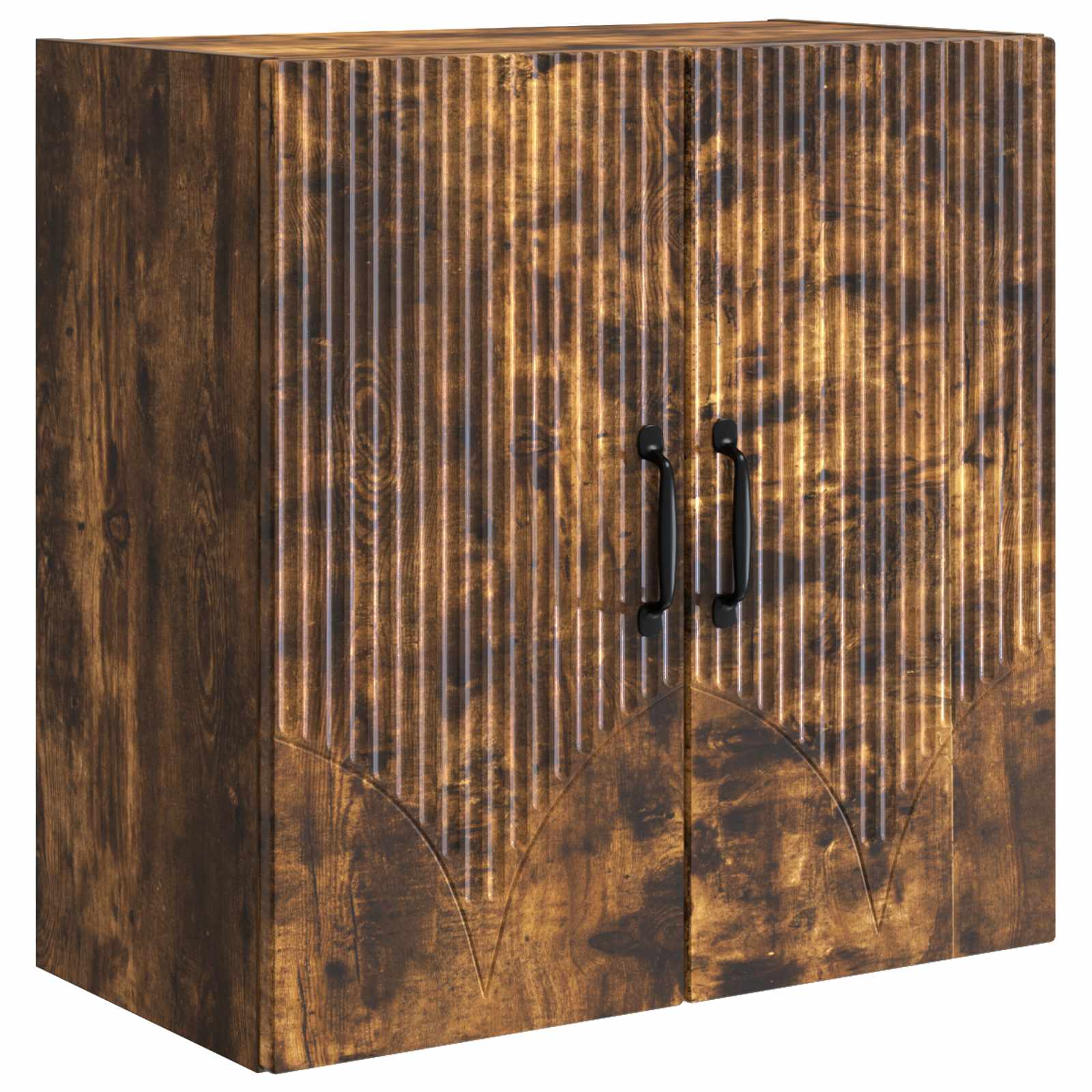 vidaXL Dulap montat pe perete Stejar fumuriu 59 x 31 x 60 cm
