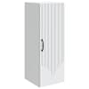 vidaXL Seinale kinnitatav kapp Valge 33 x 34,5 x 90 cm Tehispuit