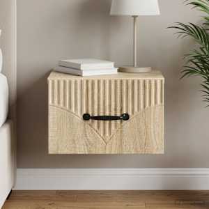 Stenski nočni omarici s predalom Sonoma hrast 34,5 x 33 x 20 cm