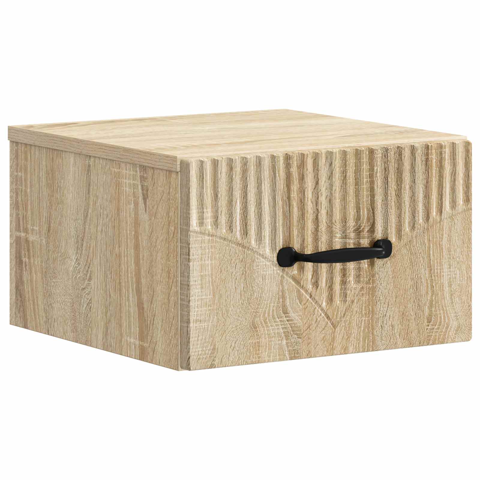 vidaXL Dulap de noapte suspendat Stejar Sonoma 34,5 x 33 x 20 cm