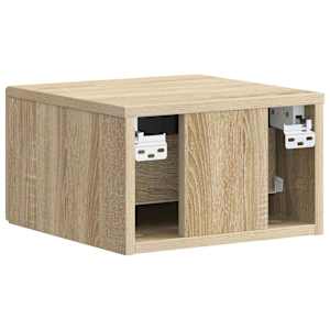 Nástěnný noční stolek 2 pcs Dub sonoma 34,5 x 33 x 20 cm - obrázek 9