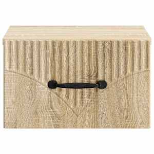 Nástěnný noční stolek 2 pcs Dub sonoma 34,5 x 33 x 20 cm - obrázek 7