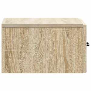 Nástěnný noční stolek 2 pcs Dub sonoma 34,5 x 33 x 20 cm - obrázek 8