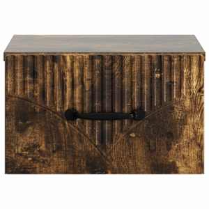Nástěnný noční stolek 2 pcs Kouřový dub 34,5 x 33 x 20 cm - obrázek 7