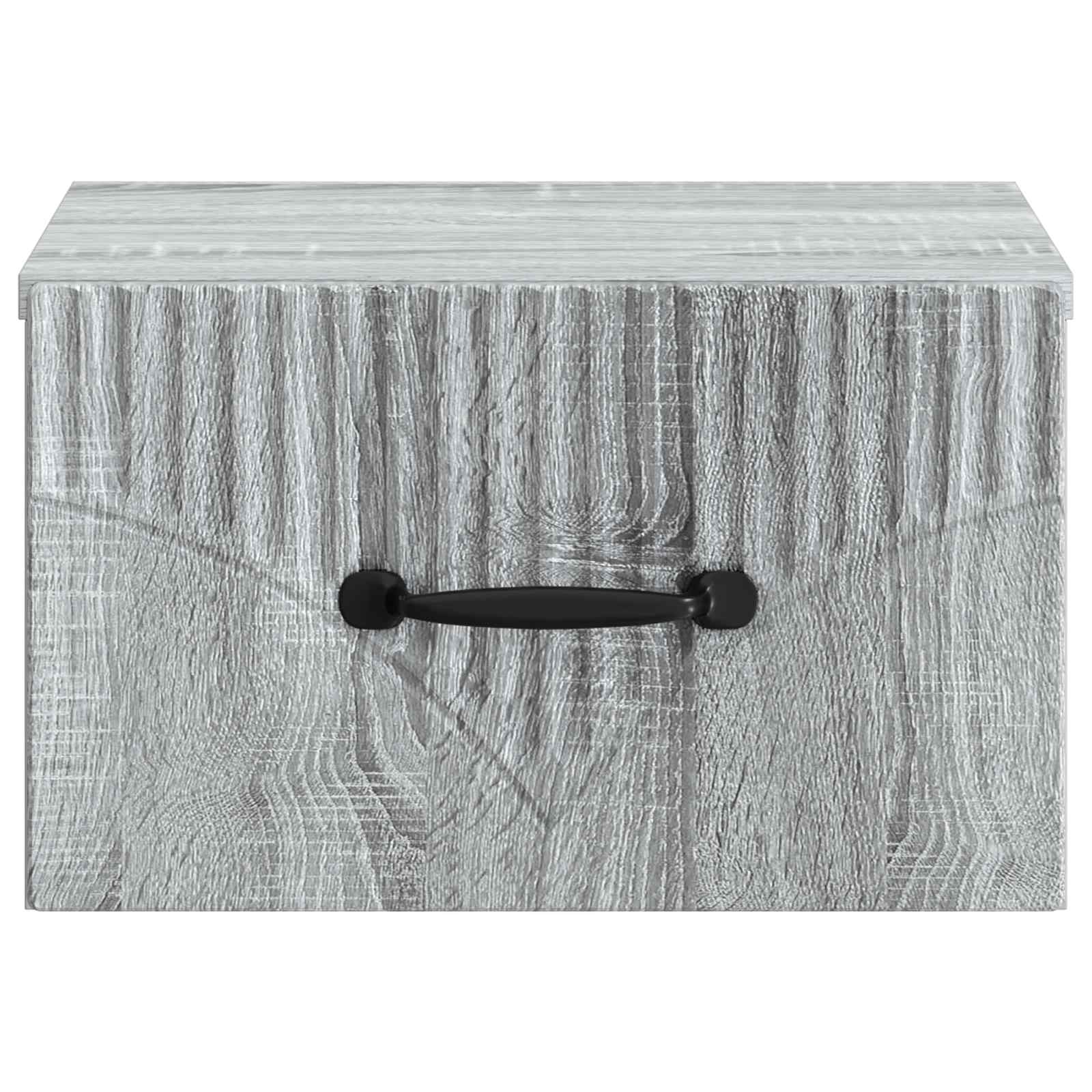 Stenski nočni omarici 2 pcs Siva Sonoma 34,5 x 33 x 20 cm - slika 5