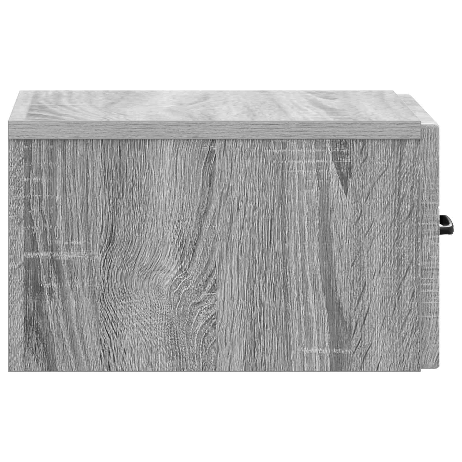 Stenski nočni omarici 2 pcs Siva Sonoma 34,5 x 33 x 20 cm - slika 6