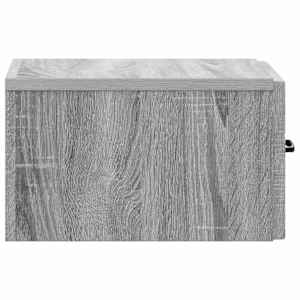 Nástěnný noční stolek 2 pcs Šedá sonoma 34,5 x 33 x 20 cm - obrázek 8