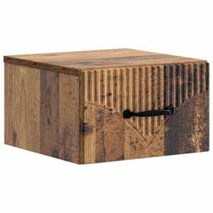 Stenski nočni omarici Star les 34,5 x 33 x 20 cm Inženirski les