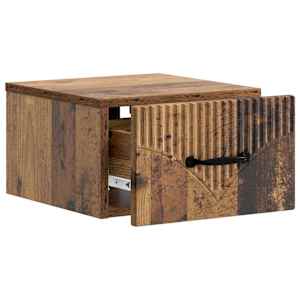 Nástěnný noční stolek 2 pcs Staré dřevo 34,5 x 33 x 20 cm - obrázek 6