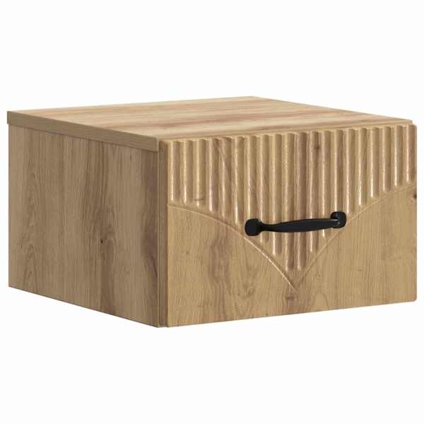vidaXL Seinale kinnitatav &ouml;&ouml;tis Artisan tamm 34,5 x 33 x 20 cm