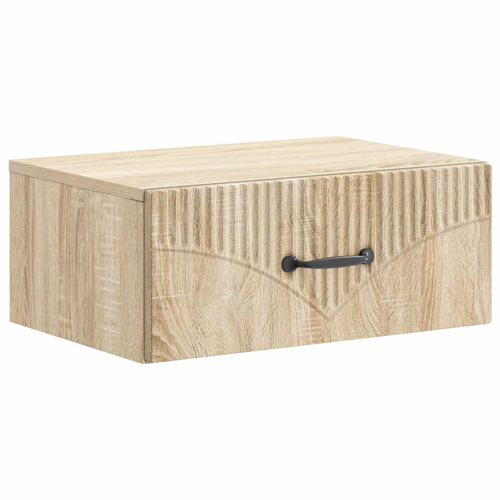 vidaXL Dulap de noapte suspendat Stejar Sonoma 49 x 34,5 x 20 cm