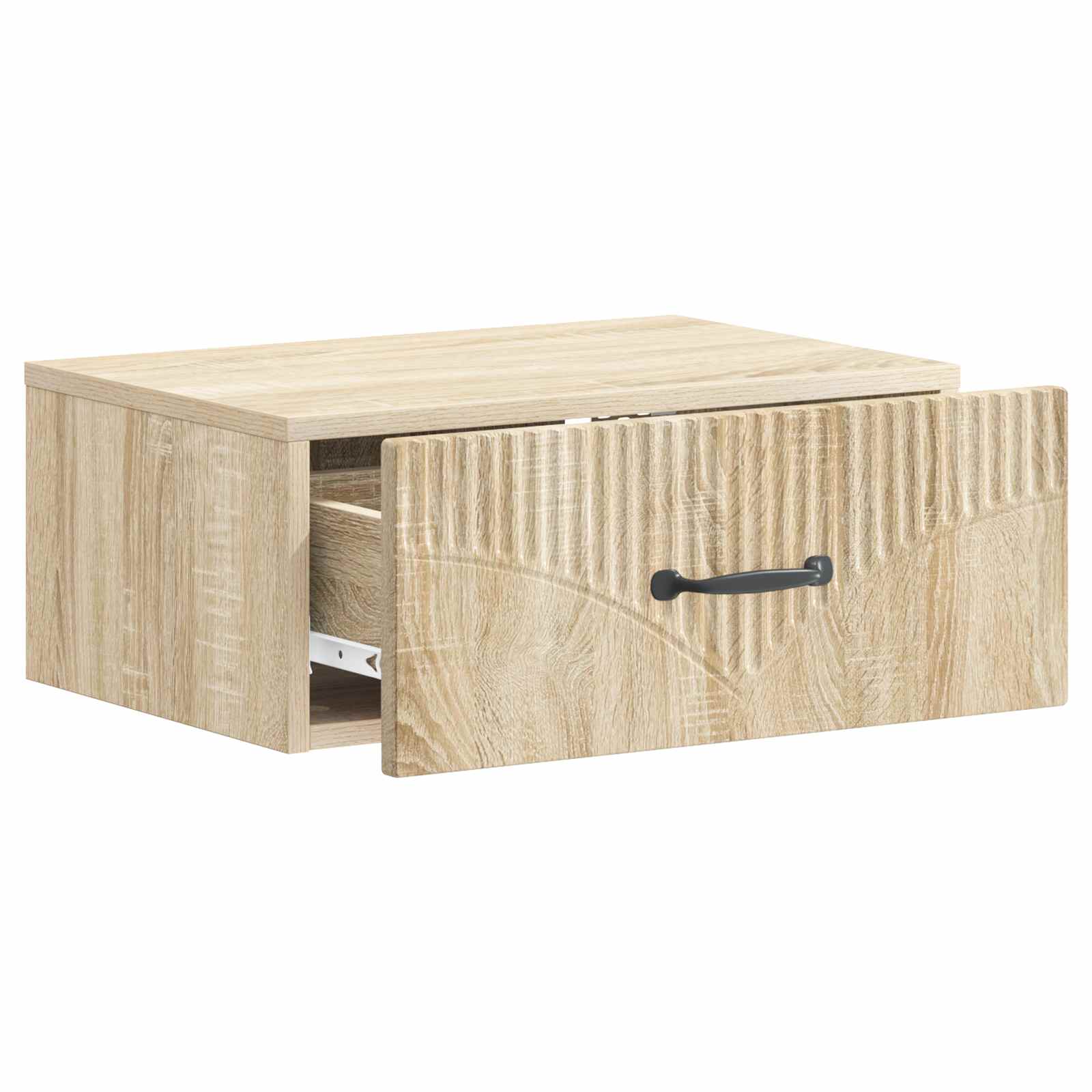 Stenski nočni omarici s predalom Sonoma hrast 49 x 34,5 x 20 cm - slika 3