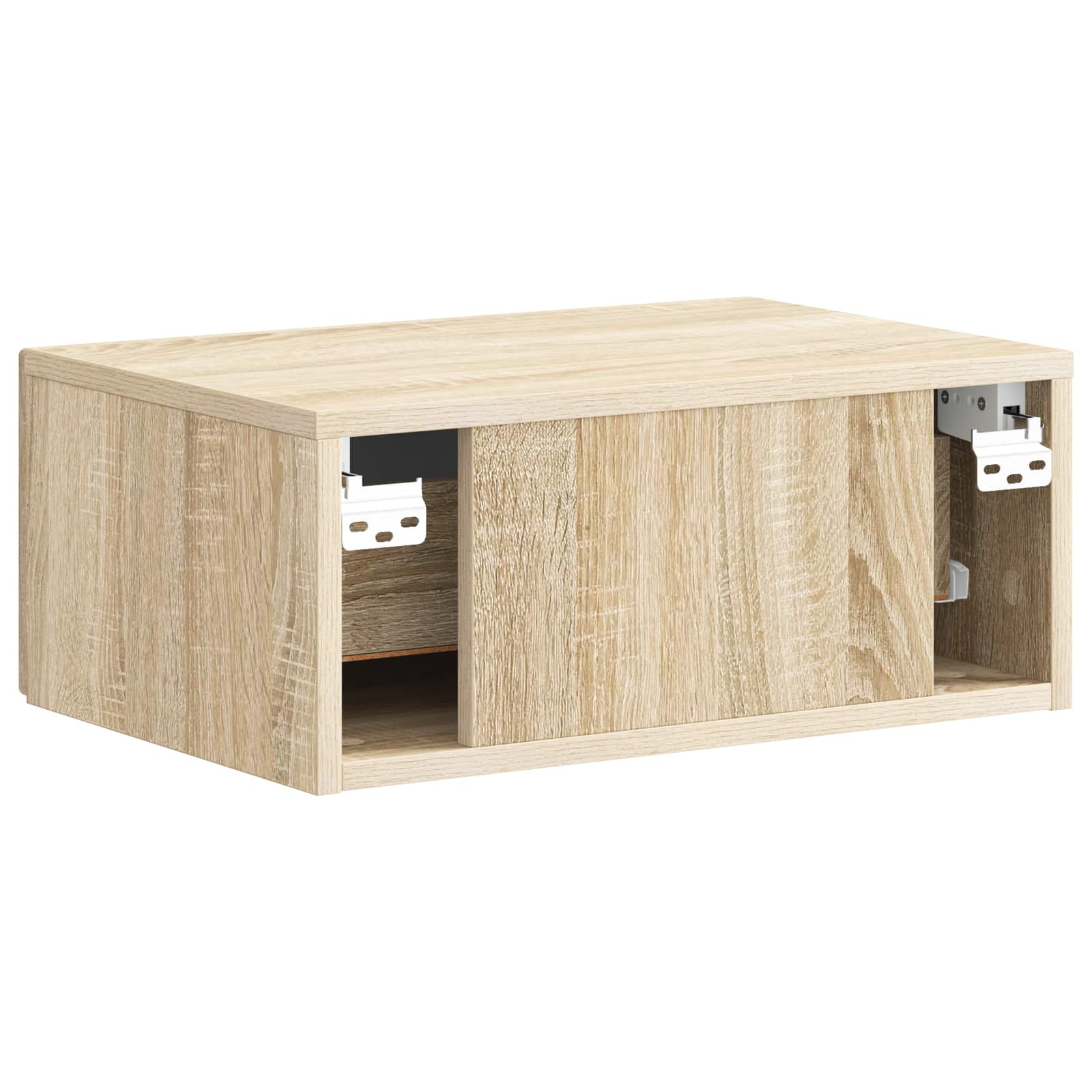 Stenski nočni omarici s predalom Sonoma hrast 49 x 34,5 x 20 cm - slika 6