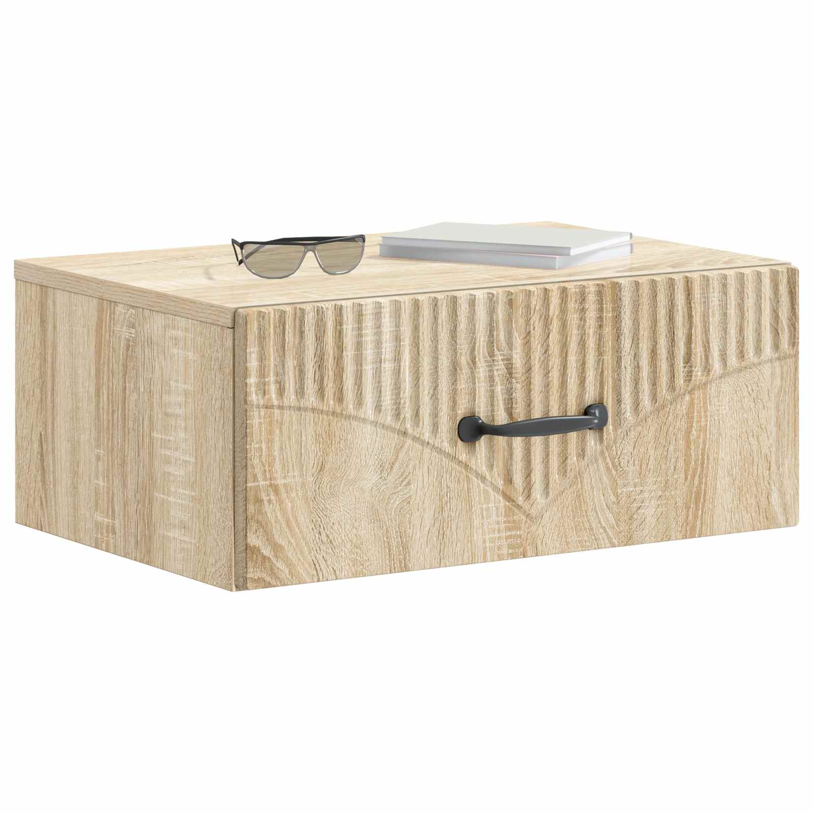 Stenski nočni omarici s predalom Sonoma hrast 49 x 34,5 x 20 cm - slika 2